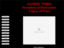 Tablet Screenshot of alfrednobel.info